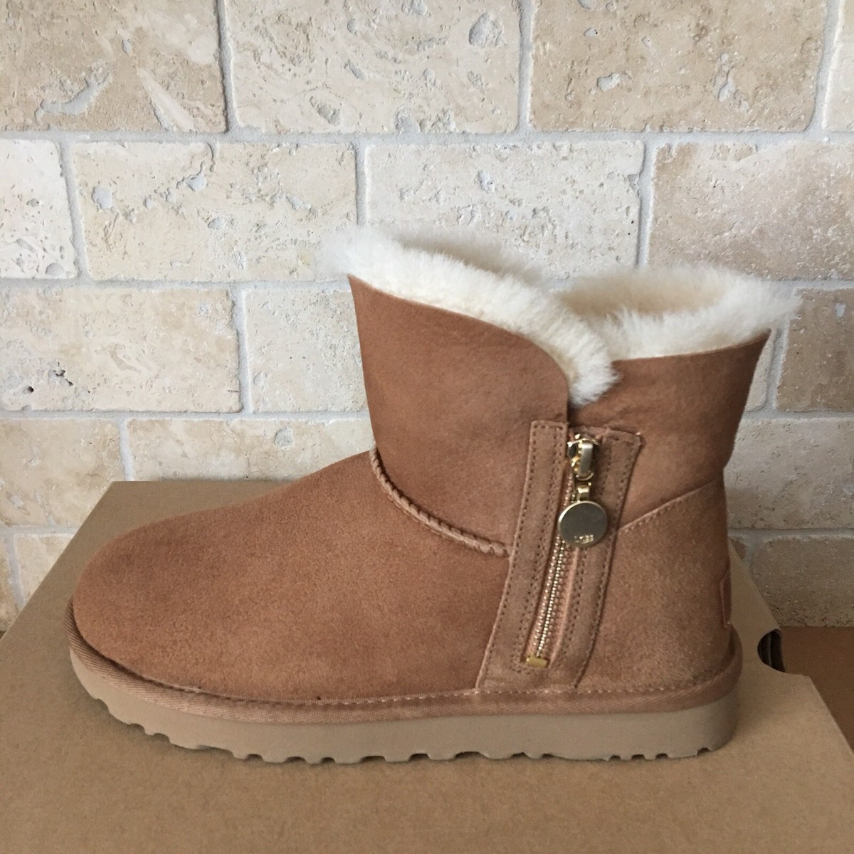 women's bailey zip mini booties