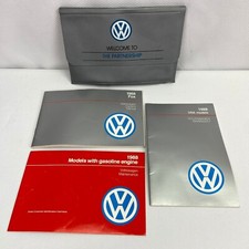 1988 Volkswagen Fox Owners Manual Kit Case