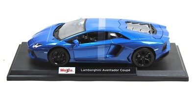 Maisto Maßstab 1:18 - Lamborghini Aventador Coupe in blau - Diecast Modellauto!