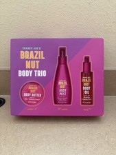 Trader Joe's Brazil Nut Body Trio Butter Oil Mist 3pc Set NEW