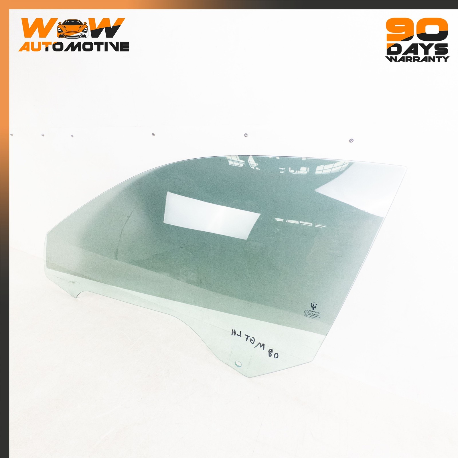 08-19 MASERATI GRANTURISMO FRONT LEFT DRIVER SIDE DOOR GLASS WINDOW OEM