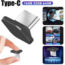 USB C Stick 16/32/64GB Typ-C Mini Micro Flash Drive Memory IPX-7 Car Auto.