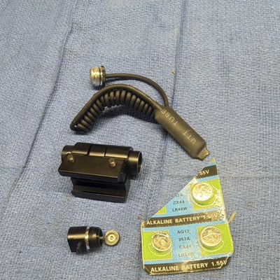 #ad #ad Rifle Picatinny Rail Mounted Black Aluminum Light Pressure Switch $35.00