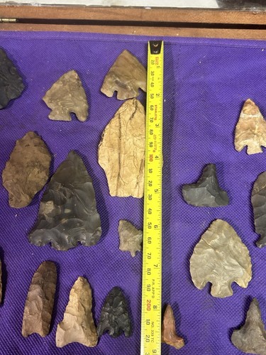 Pfeilspitze Lot authentische Original Speerspitzen Vogelspitzen Paleo-Wald Ohio - Bild 6 von 12