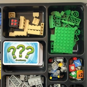 LEGO 3844 Creationary Board Game Complete w Cards Dice Building Game
