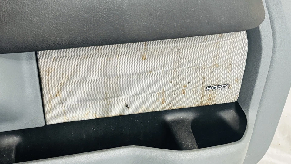 Ford F-150 2009-2014 conjunto de paneles de puertas delanteras eléctricas doble OEM madera gris Sony Foto 4 de 4