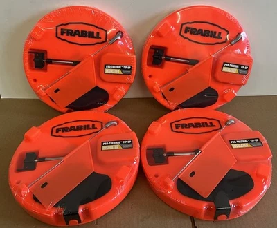 Lot of 4 NEW SEALED Frabill 10" PRO-THERMAL TIP-UP Insulated Fishing Orange - Image 1 of 4