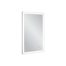 Crosswater Dune bathroom mirror 500 x 800mm No sensor version 4500k illumination