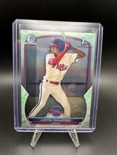 Justin Crawford 2023 Bowman Chrome 1st - Lunar Glow RFR #BCP-3 Phillies Rookie