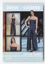 2025 Panini Caitlin Clark Chronicled Holo Foil Dress for Success #66 WNBA