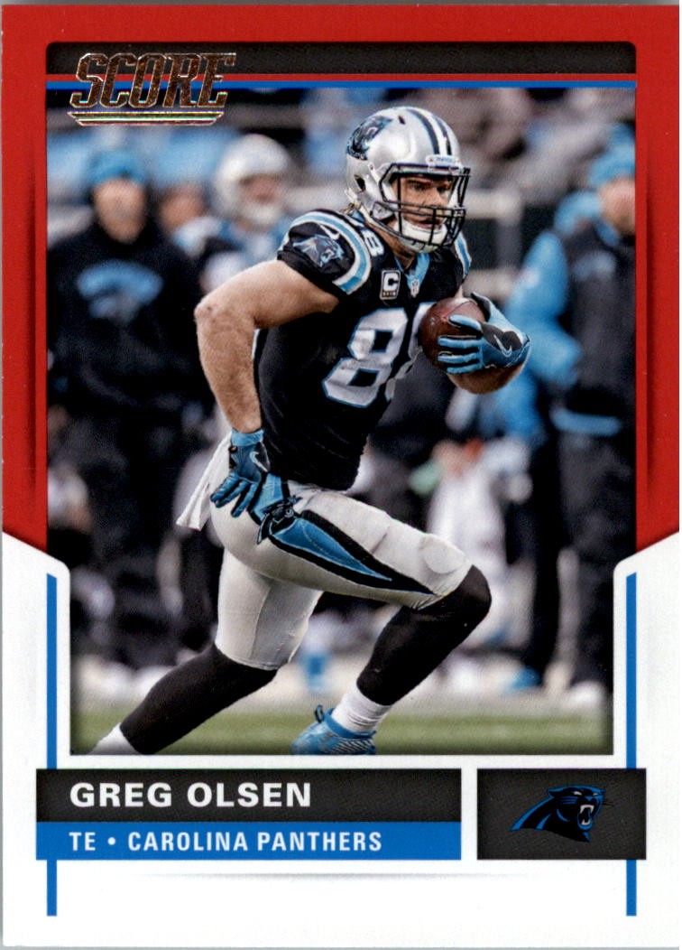 2017 Score Red #100 Greg Olsen - FB