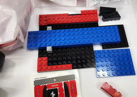 LEGO Racers: Enzo Ferrari 1:17 (8652) Incomplete Bags 2 & 3 Sealed w/ Manual