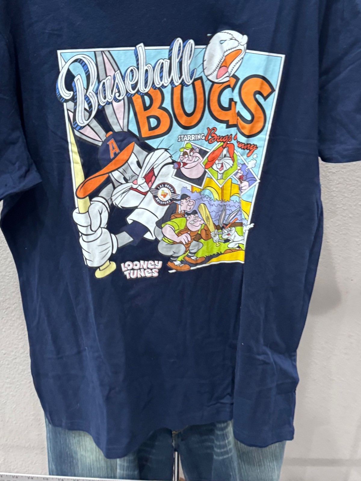 Bugs Bunny Baseball Las Vegas Aviators Promo TEE T SHIRT XL 