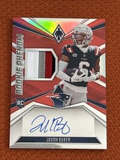 2024 Panini Phoenix - Rookie Phenoms Jersey Autographs Javon Baker Red /99