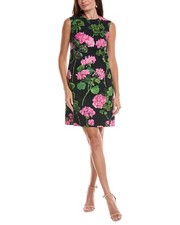 Oscar De La Renta Shift Dress Women's Black 6