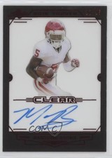 2019 Leaf Trinity Clear Auto Red 21/25 Marquise Brown #CA-MB1 Auto uk2