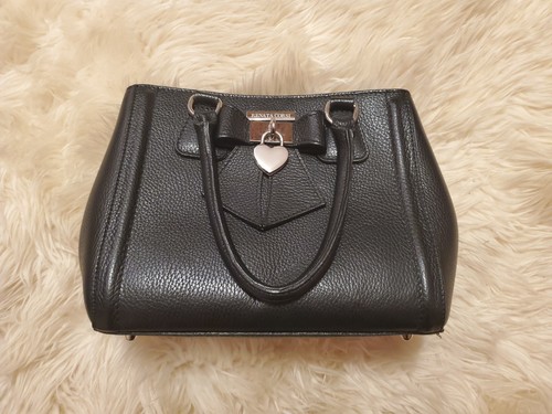 Renata Corsi Black Leather Pebble Purse
