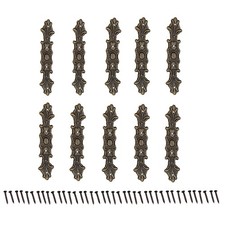 10PCS Antique Bronze Decorative Corner Brackets Furniture Box Protectors
