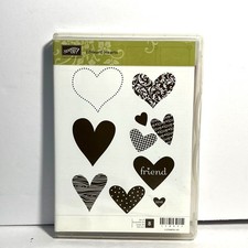 Stampin Up I Heart Hearts Rubber Stamp Set