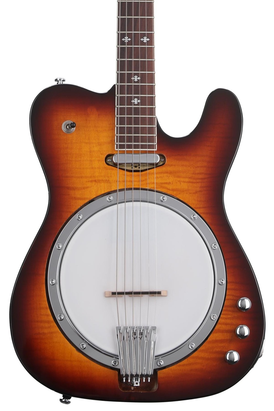 Золотой тон ES-Banjitar - 6-струнный электрический банджитар - Tobacco Sunburst 172390₽