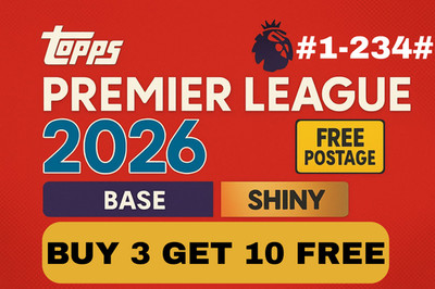 topps Premier League 2026 trading cards #1-234# 2025/26 (buy 3 get 10 free)