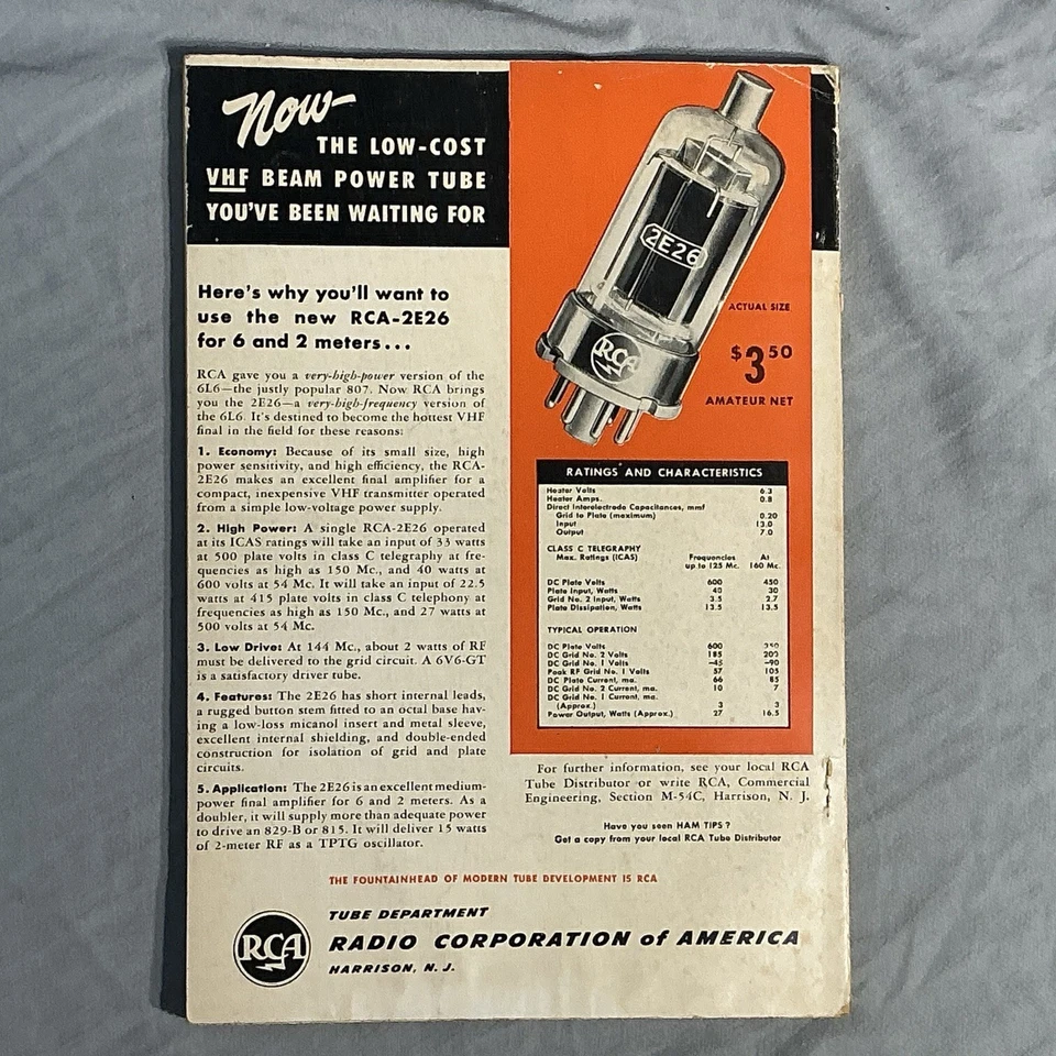 Qst Devoted Entirely To Amateur Radio Magazine March 1947 Vintage Ham Radio - Image 3 of 3