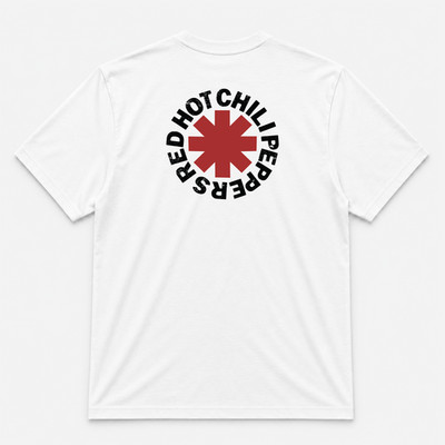 The Red Hot Chili Peppers UNISEX ADULT T SHIRT WHITE