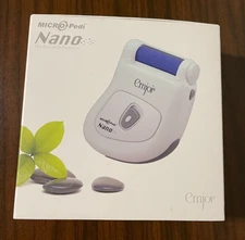 Emjoi Micro-Pedi Nano Portable Pedicure Device With Extra Coarse Rollers & Trave