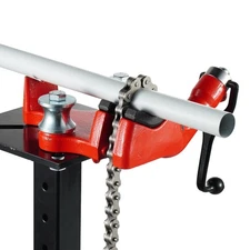 Versatile 1/8"-5" Pipe Vise 26" Chain Cast Iron Load Hitch Mount System