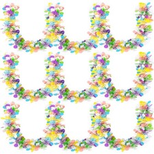 3 Pcs 19.7 Feet Easter Garland Decorations Easter Metallic Tinsel Twist Garla...