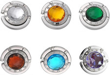 6 PCS Handbag Hooks for Tables,Portable Hook,For Purse Bag Hanger Portable Handb