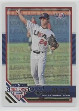 2017 USA Baseball Stars & Stripes Longevity Gold Team Logo /25 Blake Rutherford