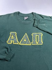 Vintage Alpha Delta Pi Sorority College Long Sleeve Tee 90s USA Anvil XL/L 23x27