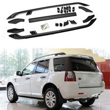 2pcs Roof Rail Fit For Land Rover Freelander 2 Lr2 2007-2015 Cross Bar Cargo Bar