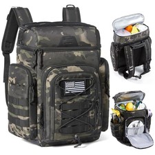 TOURIT 30L (42 Cans) Tactical Cooler Backpack &ndash; 30L, Forest Ops Camo