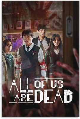 All of Us Are Dead TV Drama Matte Paper Poster K-Drama Zombie Horror Wall 24x36