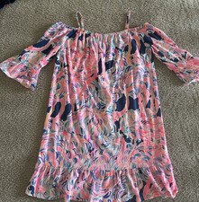 Lilly Pulitzer Girls Coverup Flamingos XL