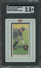 1909 T206 DOM MULLANEY GOOD+ OLD MILL SL TOPPS BUYBACK SGC 2.5 JACKSONVILLE JAYS