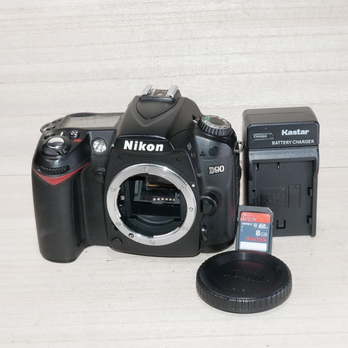 Nikon D90 MP DSLR Camera Body Only Black for sale online