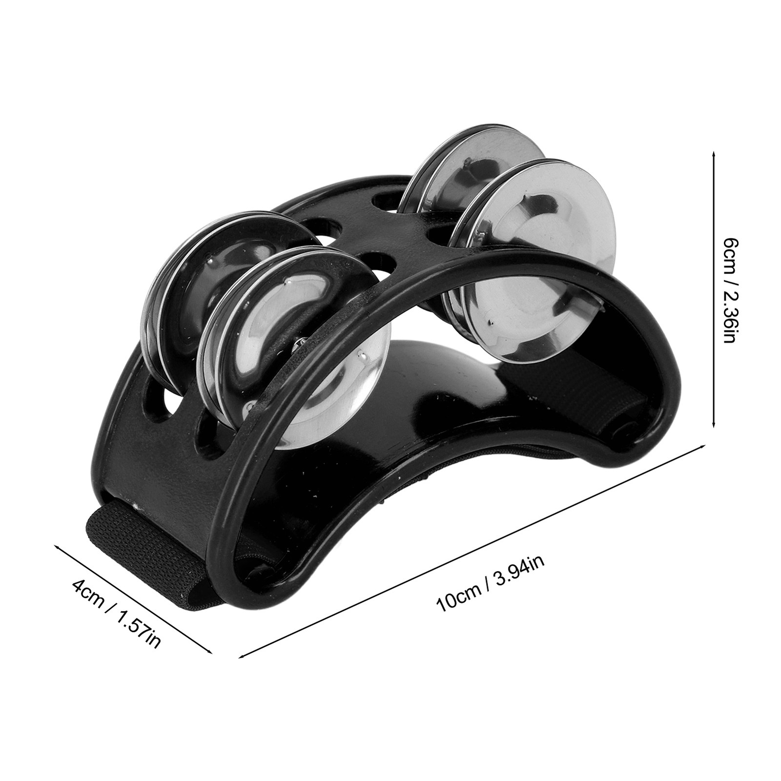 2PCS Foot Tambourine Percussion Musical Instrument Percussion Pedal For Conc ECM