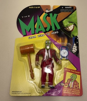 The Mask From Hero to Zero  Killin Time Mask Vintage 1995 Figure MOC Kenner 