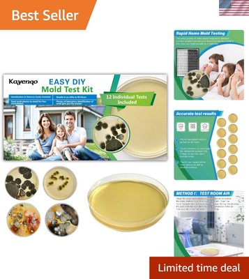 12-Capacity Mold Detection Kit - HVAC and Indoor Air Quality Testing Made Easy