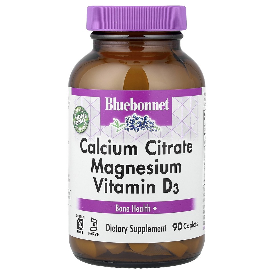 Calcium Citrate Magnesium Vitamin D3, 90 Caplets