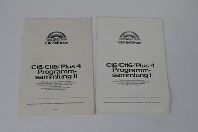 COMMODORE C16/C116/Plus 4 +++ Programm Sammlung 1+2 Markt&Technik