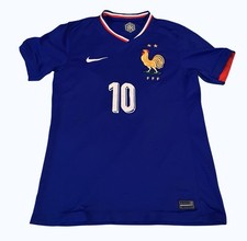 100% Authentic Nike France FFF 2024 Home Original Jersey Mbappe Small Men
