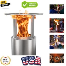 Mesa Heat Deflector, with 3 Detachable Legs, Accessory for Mesa Fire Pit, Cap...