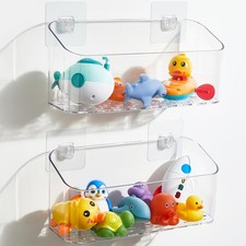 Bath Storage 2 Packs, Large Bath Holder, Quick Dry Bathtub Toys Organizer, Ba...