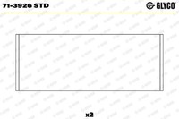 Glyco 71-3926 STD Pleuellagerschale
