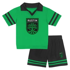 Toddler  Green Austin FC Charming Dude Top & Short Set