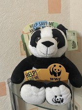 Vintage Giant Panda Teddy Bear In A Box